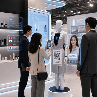Ai Interactive Mannequin For Museums And Visitor Guidance AI museum guide mannequin with Model QR Code for interactive visitor assistance, voice Q&A and multilingual tours